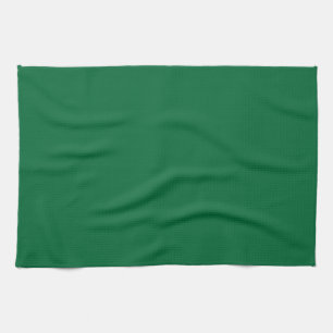 Minimalistic simple plain beautiful green colour tea towel