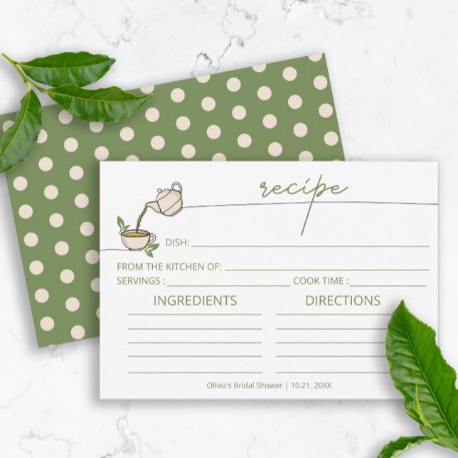 Minimalistic Tea Party Bridal Shower Recipe (Creator Uploaded)