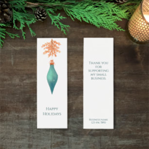 Minimalistic Watercolor Business Holiday Promo