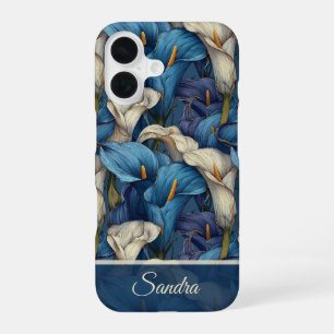Minimalistic Wedding Favours Calla Lilies Flower iPhone 16 Case