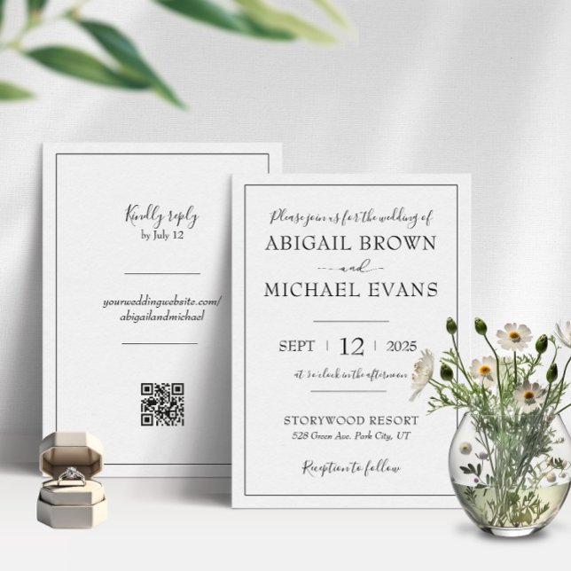 Minimalistic Wedding Invitation (Creator Uploaded)