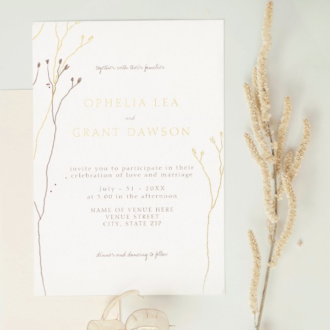 Minimalistic Wild Grass Wedding  (Creator Uploaded)