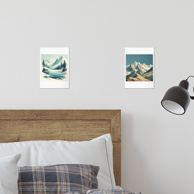 Minimalistische Alpenlandschaft – Ruhe und Natur (Bedroom)