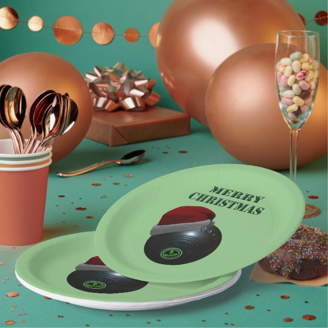 Minimalists Bowls Merry Christmas,  Paper Plate (Multi)