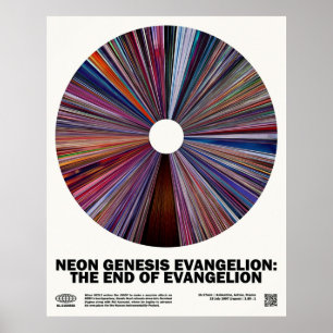minimalNeon Genesis Evangelion The End of Evangel Poster