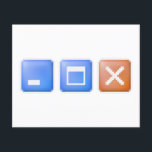 Minimise Maximise Close Computer Internet Flyer<br><div class="desc">You'll be the browser of the party!</div>