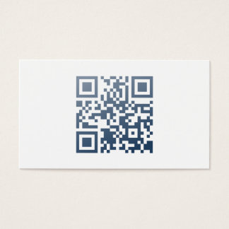 Minimum Business Card (QR Code and Name)