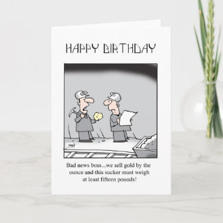 Mining Birthday Card