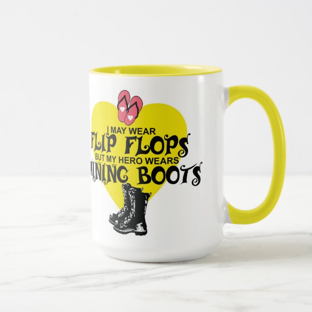 MINING BOOTS MUG (Right)