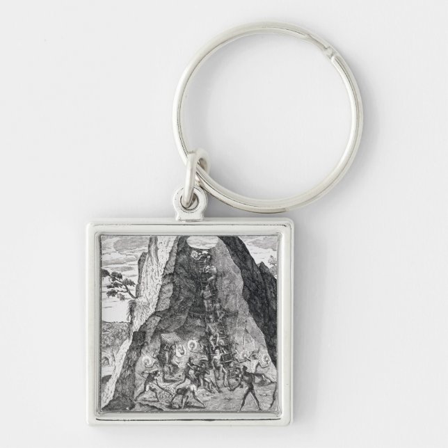 Mining', Frankfurt, 1602 Key Ring (Front)
