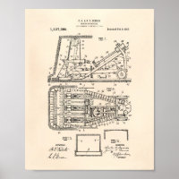 Mining Machinery 1915 Patent Art Old Peper