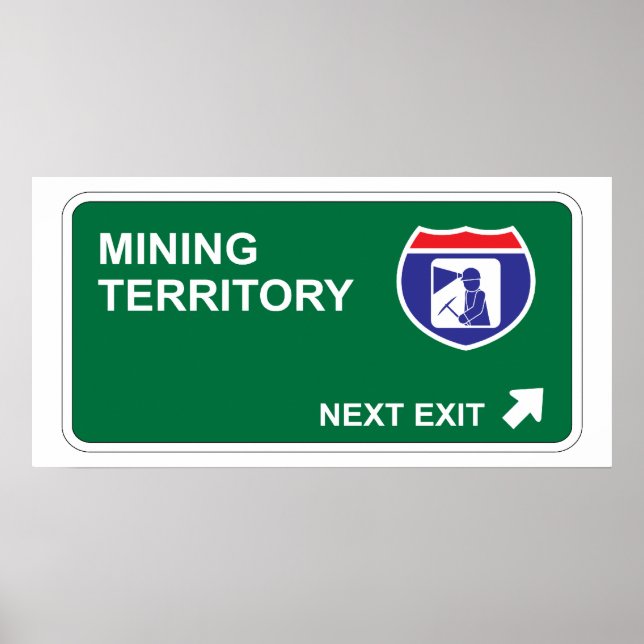 Mining Next Exit Poster (Front)