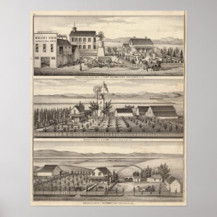 Mininger, Dennis & Hauschildt residences Poster