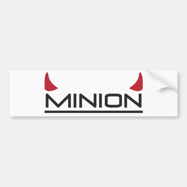 Minion Bumper Sticker (Front)