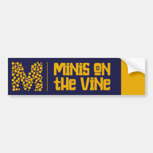 MINIs on the Vine Bumper Sticker