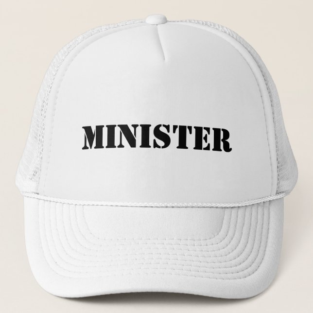MINISTER BASEBALL CAP (Front)