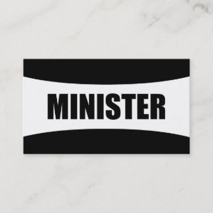 Minister Business Card