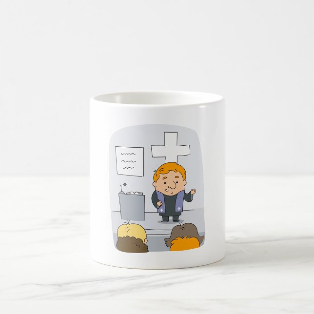 Minister Preaching to Congregation Coffee Mug (Creator Uploaded)