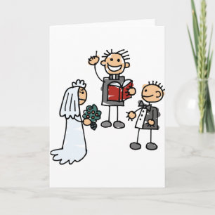 Minister Priest Reverend Performs Wedding Ceremony Card