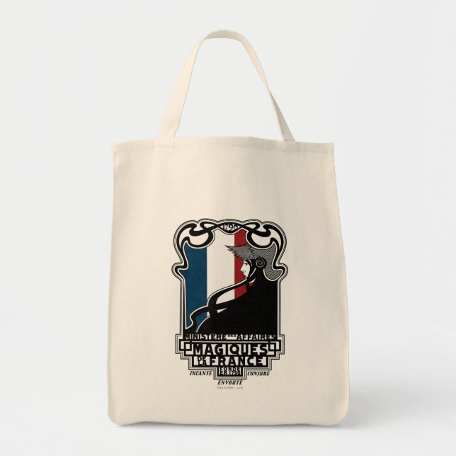 Ministère des Affaires Magiques de la France Logo Tote Bag (Front)