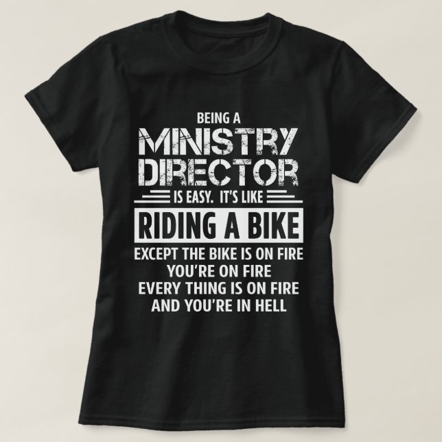 Ministry Director T-Shirt (Design Front)