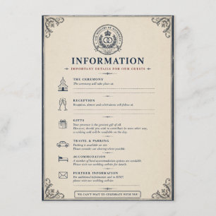 Ministry Of Matrimony Wedding Enclosure Funny Card