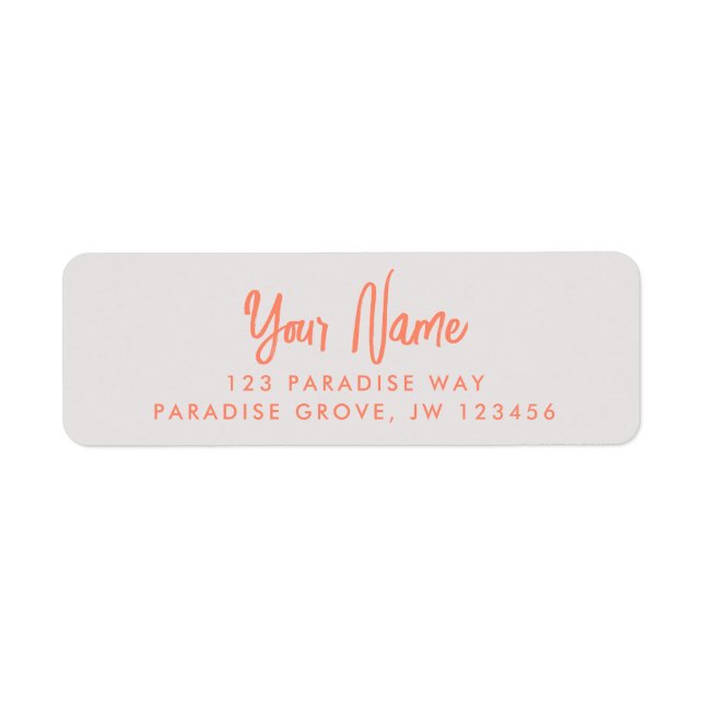 Ministry Supplies | JW Return Address Labels (Front)