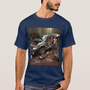 Minivan Camper Fail - Friend Said "No Problem"! T-Shirt