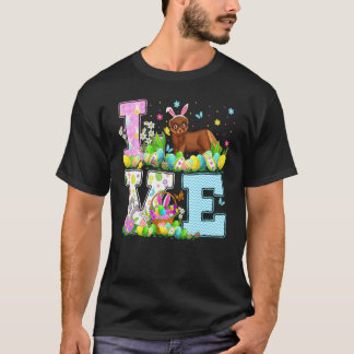 Mink Easter Egg Hunt  Love Mink Easter Sunday T-Shirt