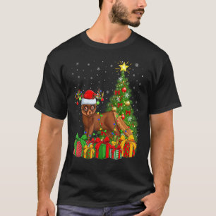 Mink   Xmas Holiday Santa Mink Christmas Tree T-Shirt