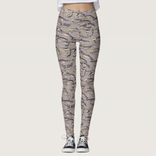 minke whales heather leggings