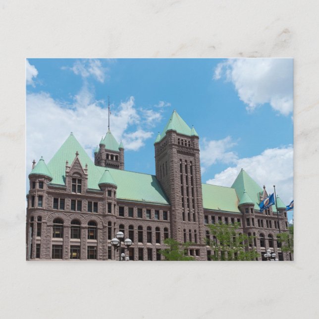 Minneapolis City Hall Postcard (Front)