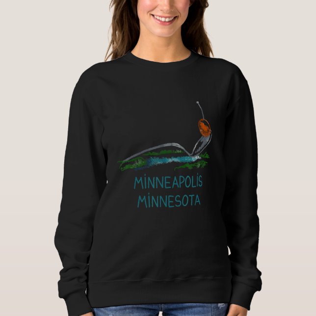Minneapolis City Minnesota souvenir  for men women Sweatshirt (Front)