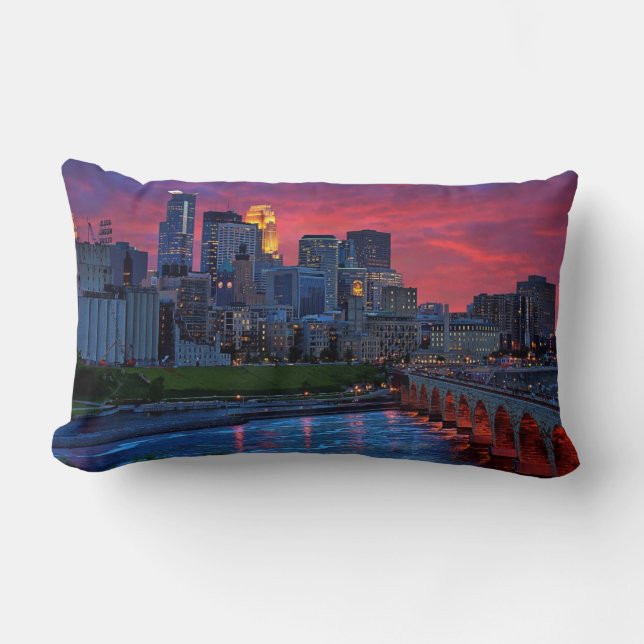Minneapolis Eye Candy Lumbar Cushion (Front)