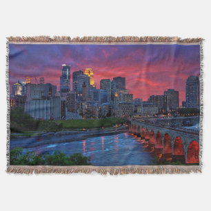 Minneapolis Eye Candy Throw Blanket