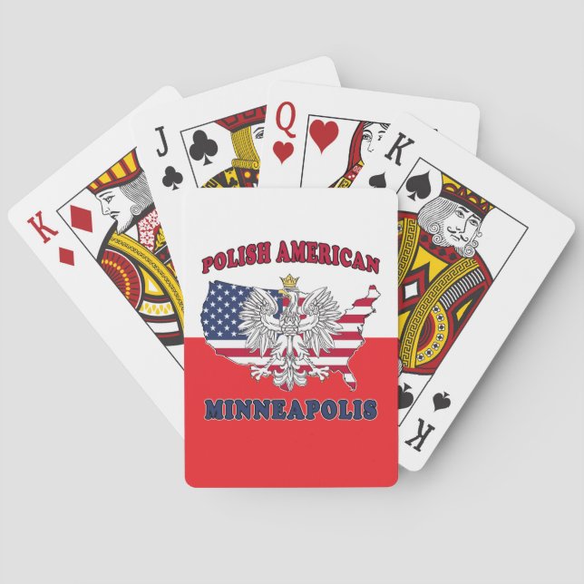 Minneapolis Minnesota Polish Playing Cards (Back)