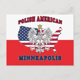 Minneapolis Minnesota Polish Postcard