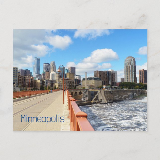 Minneapolis Minnesota Postcard (Front)