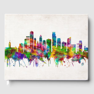 Minneapolis Minnesota Skyline Guest Book