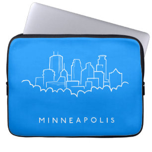 Minneapolis, Minnesota Skyline Laptop Sleeve
