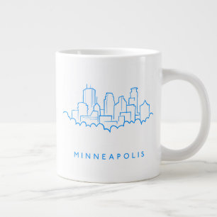 Minneapolis, Minnesota Skyline Large Coffee Mug