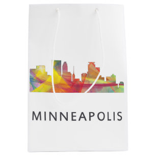 MINNEAPOLIS, MINNESOTA SKYLINE WB1 - MEDIUM GIFT BAG