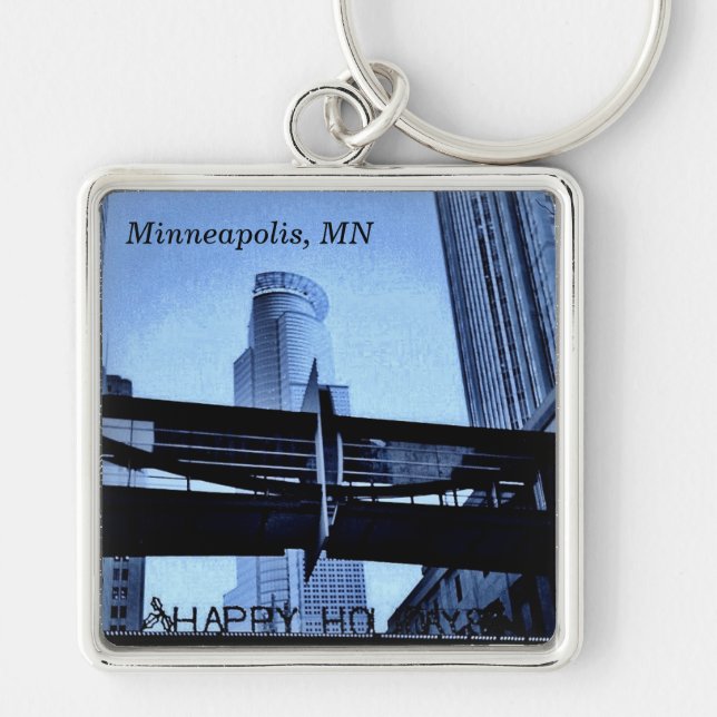 Minneapolis, MN Key Ring (Front)