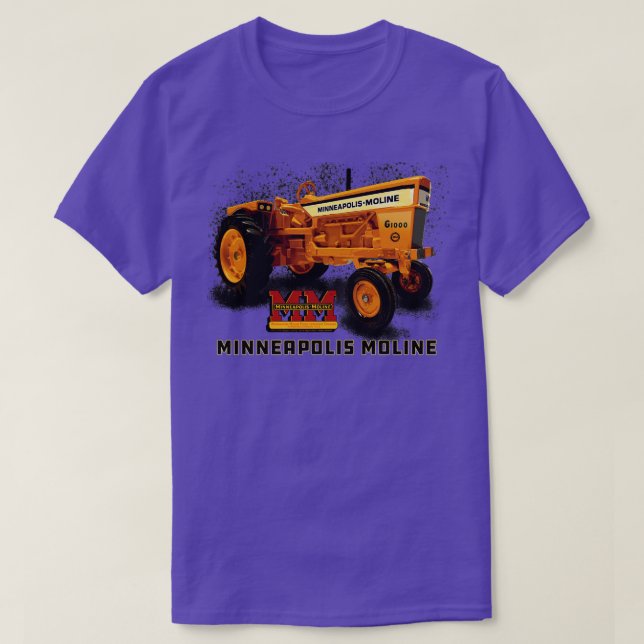 Minneapolis Moline Tractors USA T-Shirt (Design Front)