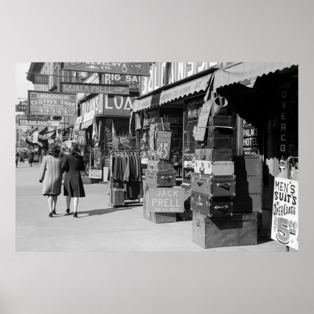 Minneapolis Pawn Shops, 1939 Poster (Front)