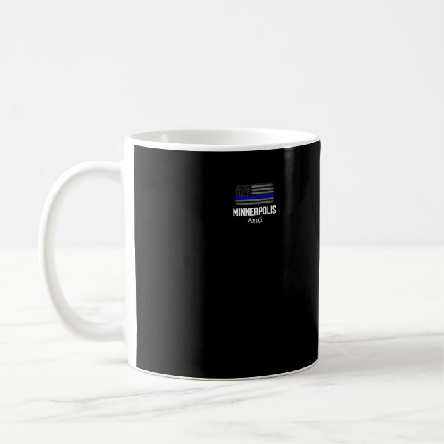 Minneapolis Police Officer Minnesota Policeman Dut Coffee Mug (Left)