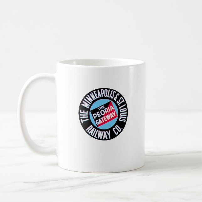 Minneapolis Railway Vintage Logo Mug (Left)