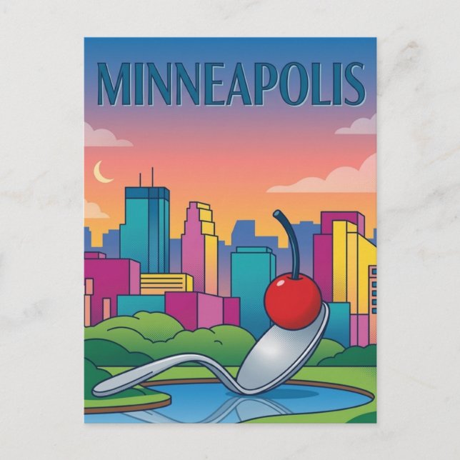 Minneapolis Sculpture Garden Postcard (Front)