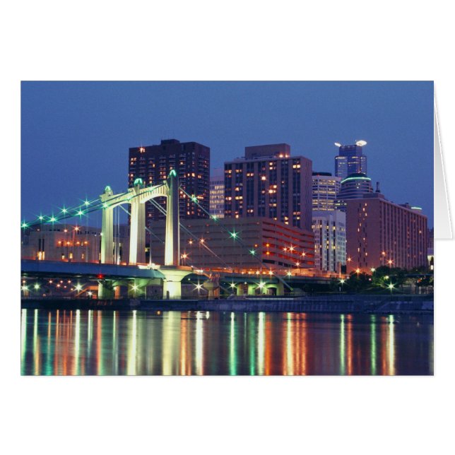 Minneapolis Skyline at night (Front Horizontal)