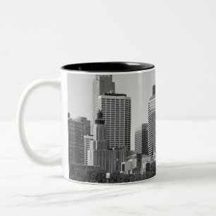 Minneapolis Skyline In Daylight Two-Tone Coffee Mug
